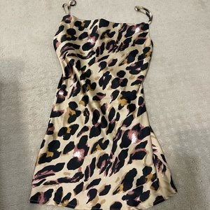 Fashion Nova Cheetah Mini Dress